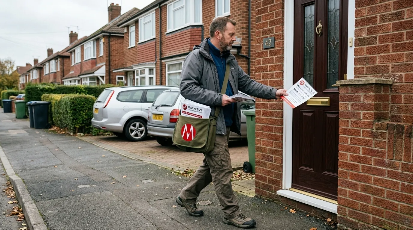 How many letterboxes can a distributor realistically deliver in a day