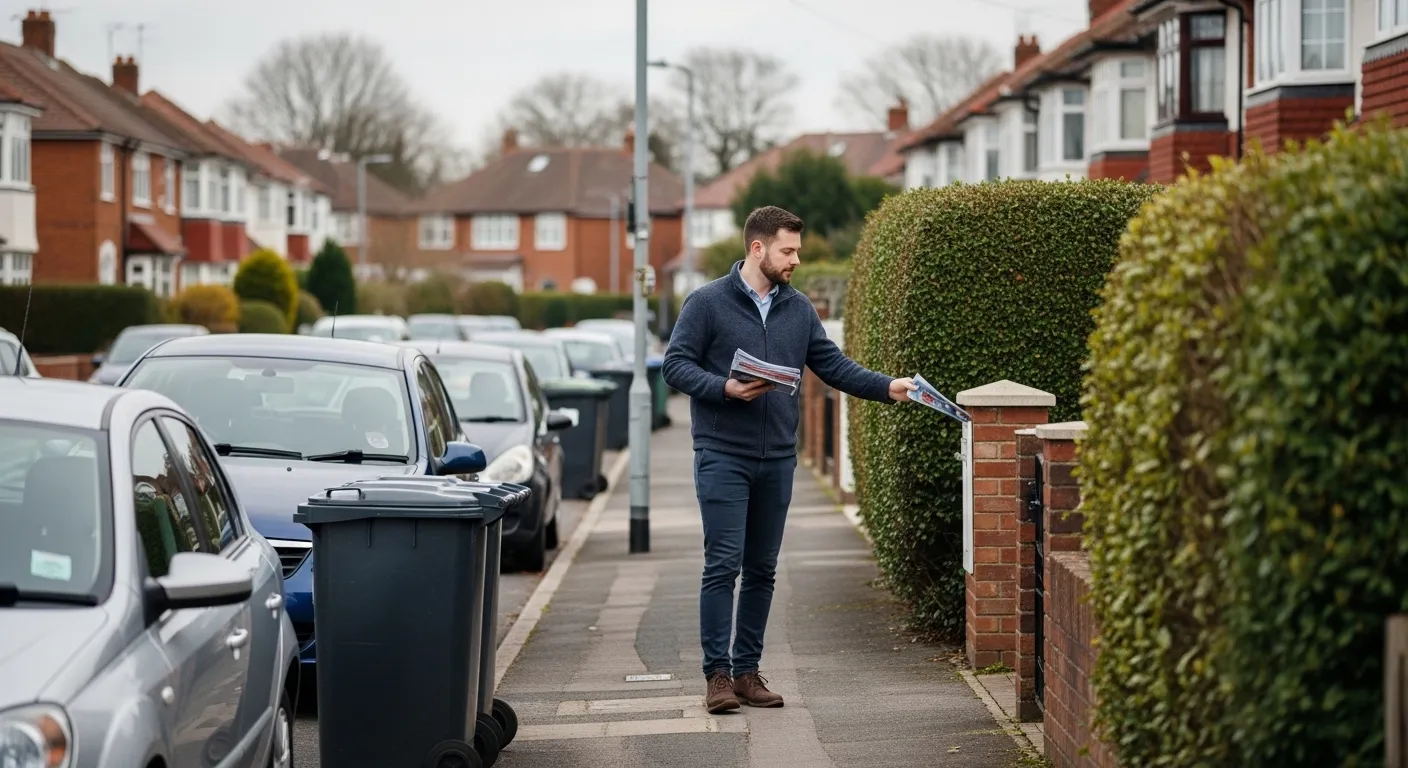 How often should you deliver leaflets